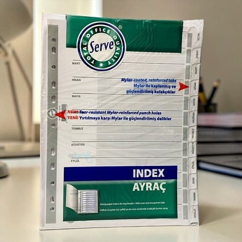 Serve Seperatör Ayraç Aylar