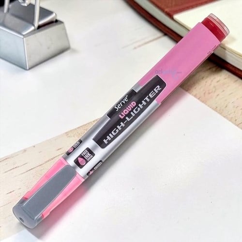 Serve Sv Likit Fosforlu Kalem Pastel Pembe