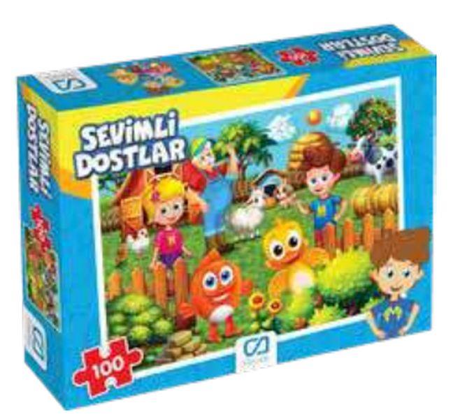 Sevimli Dostlar Puzzle 100