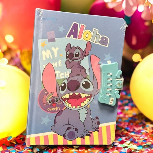 Sevimli Stitch Şifreli Hatıra Defteri