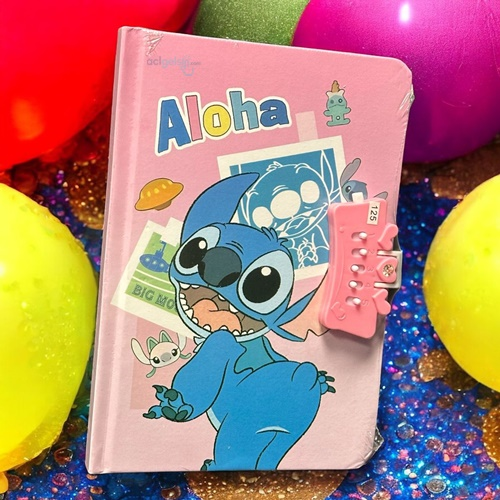 Sevimli Stitch Şifreli Hatıra Defteri