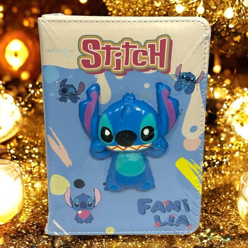 Sevimli Stitch Sukushi Kapak Not Defteri