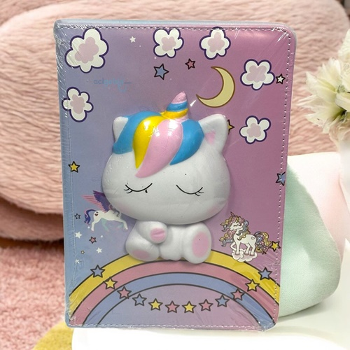 Sevimli Unicorn Sukushi Kapak Not Defteri
