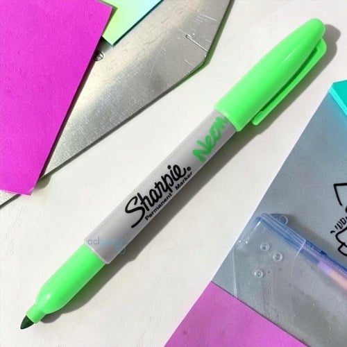 Sharpie Fine Permanent Markör Neon Yeşil