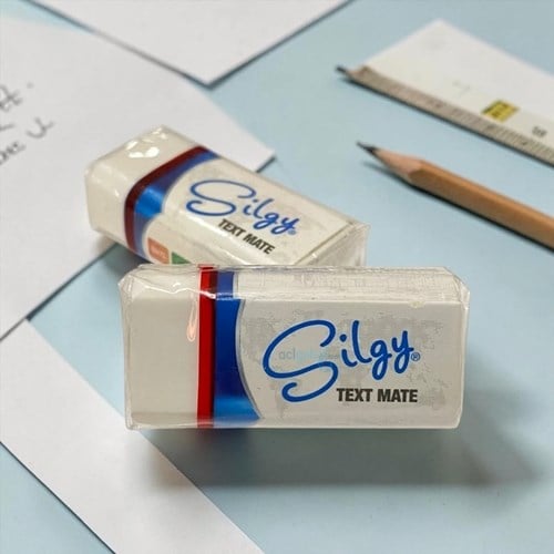 Silka Text Mate Beyaz Silgi Küçük