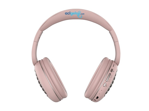 Snopy Sn-bt55 Diamond Kulak Üstü Bluetooth Kulaklık Pembe