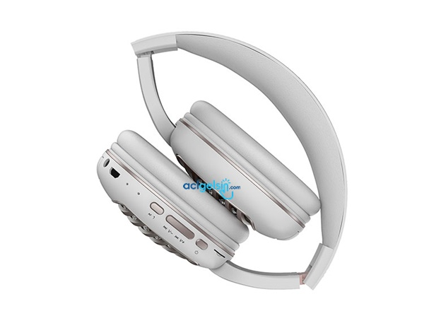 Snopy Sn-bt55 Diamond Kulak Üstü Bluetooth Kulaklık Beyaz