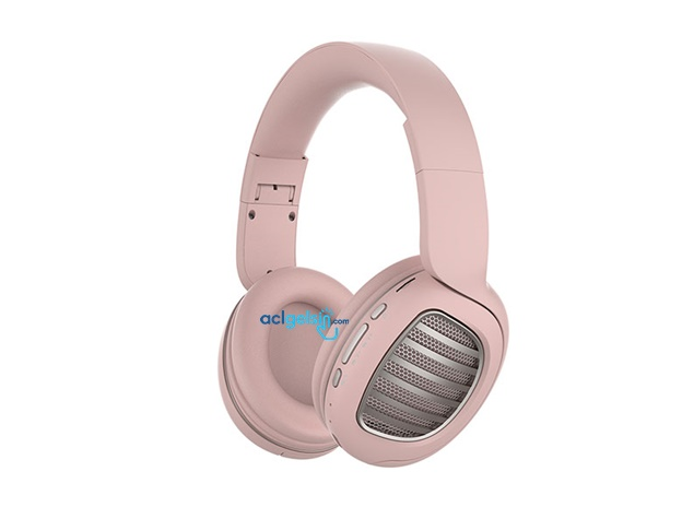 Snopy Sn-bt55 Diamond Kulak Üstü Bluetooth Kulaklık Pembe