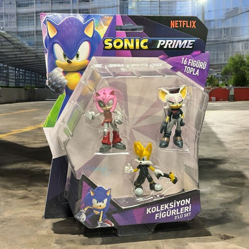 Sonic Prime 3'lü Figür Seti