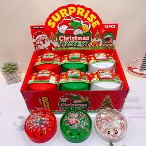 Squşhi Dumpling Simli Christmas Mystery Çin Mantısı Stres Topu