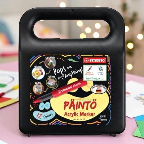 Stabilo Painto Akrilik Marker Set 12li Kutulu