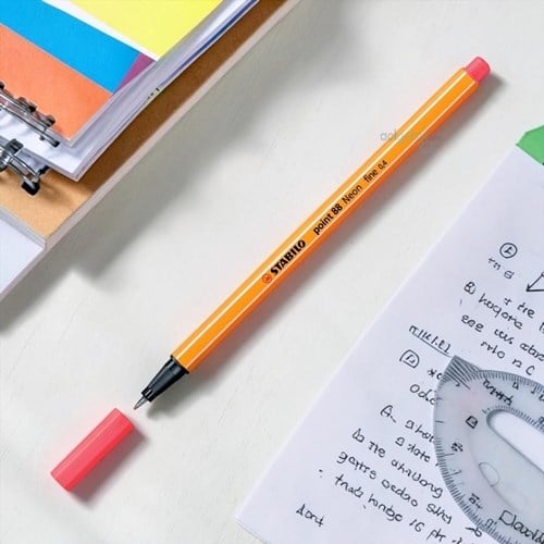 Stabilo Point 88 Keçeli Kalem 88-040 Neon Kırmızı