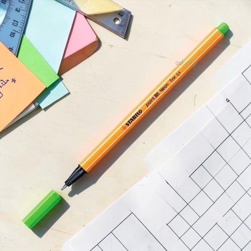 Stabilo Point 88 Keçeli Kalem Neon Yeşil 88/033