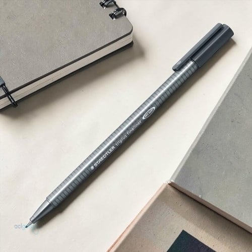 Staedtler Triplus Fineliner Kalem Gri 334-8
