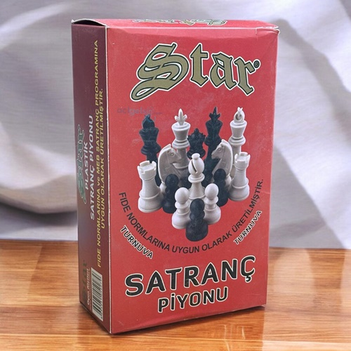 Star Satranç Piyonu Plastik Turnuva Modeli
