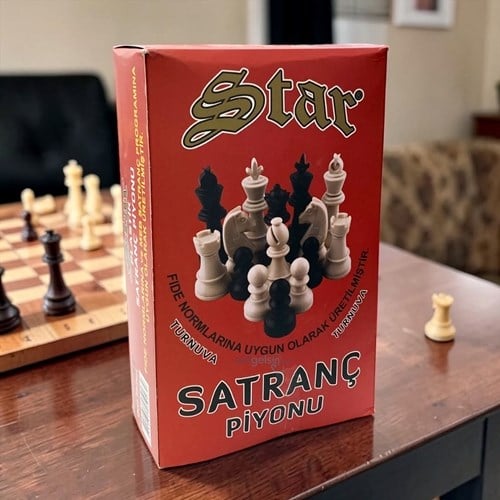 Star Satranç Piyonu Plastik Turnuva Modeli