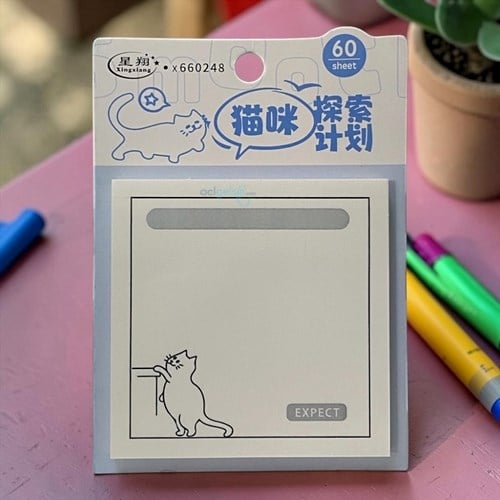 Sticky Note Desenli Yapışkanlı Not Kağıdı 60 Yaprak