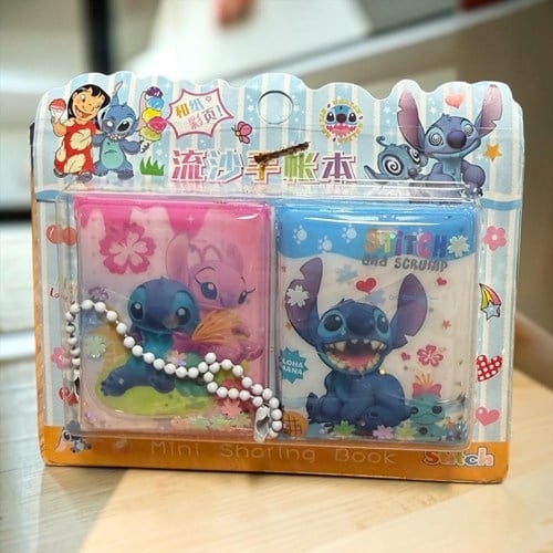 Stitch Sulu Kapak Askılı Mini Not Defteri