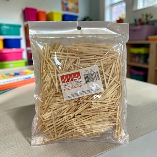 Südor Ahşap Kibrit Çöpü Naturel Bs74