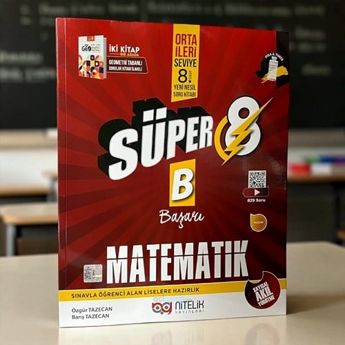 Süper 8 Matematik B Sayısal Akıl Yürütme Nitelik Yayınları