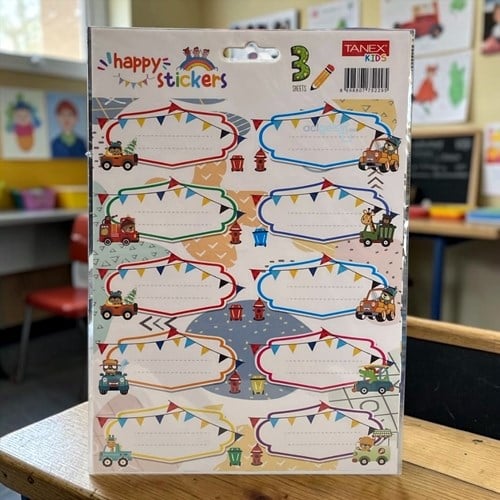 Tanex Kids Ders Programlı Okul Etiketi 2+1