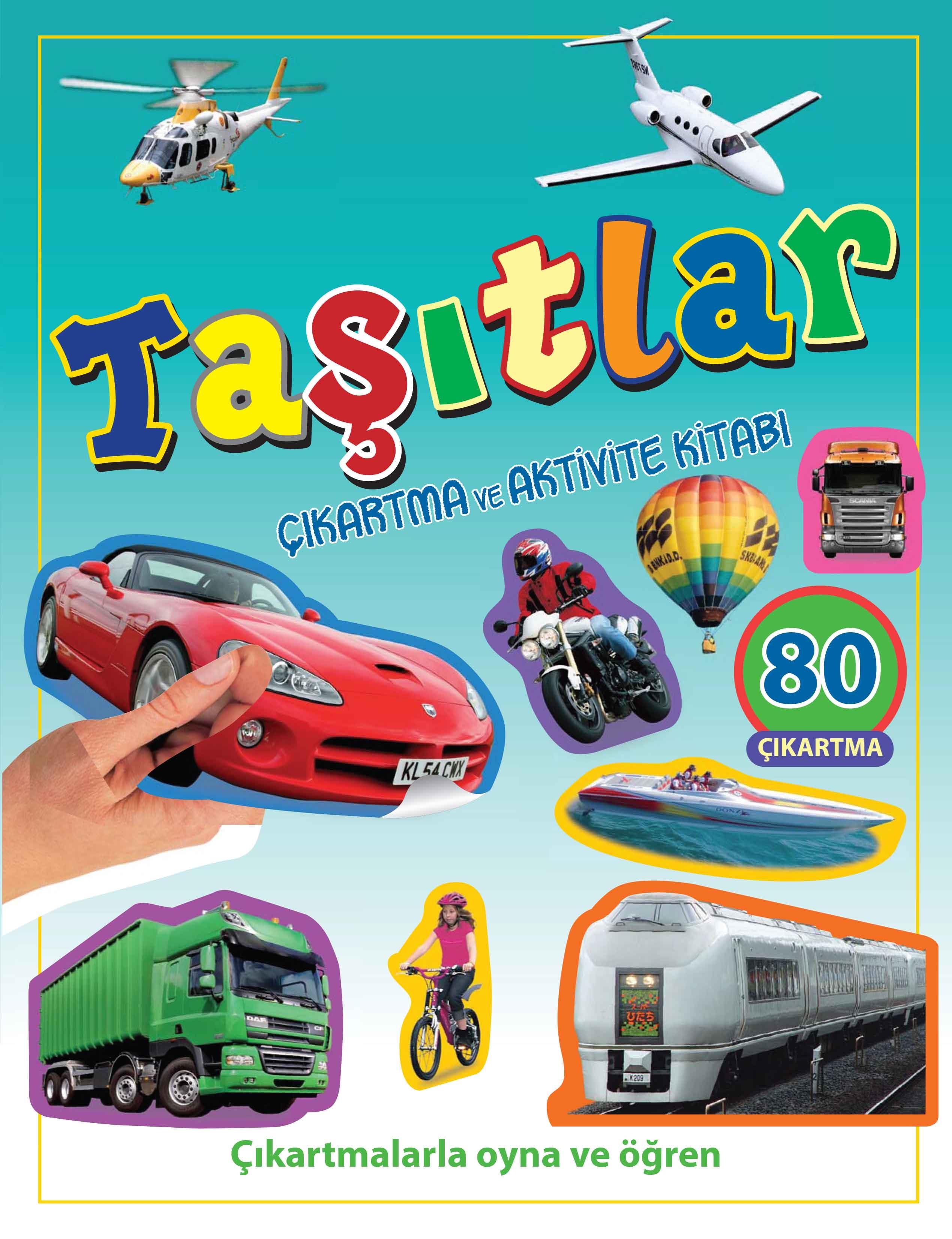 Taşıtlar - Çıkartma ve Aktivite Kitabı