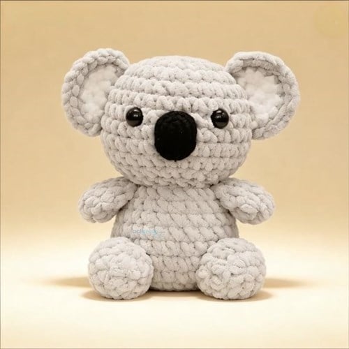 The Gurumi Koala Örgü Öğrenme Kiti