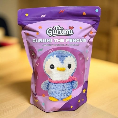 The Gurumi Penguen Örgü Öğrenme Kiti
