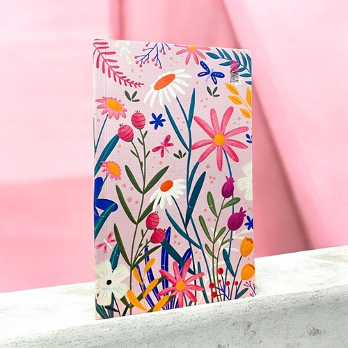 Thinkbook Çiçekler Renkli Kağıt Butik Defter