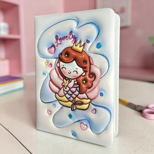 Tokaç 12x17cm Mermaid Pofuduk Defter Çizgili