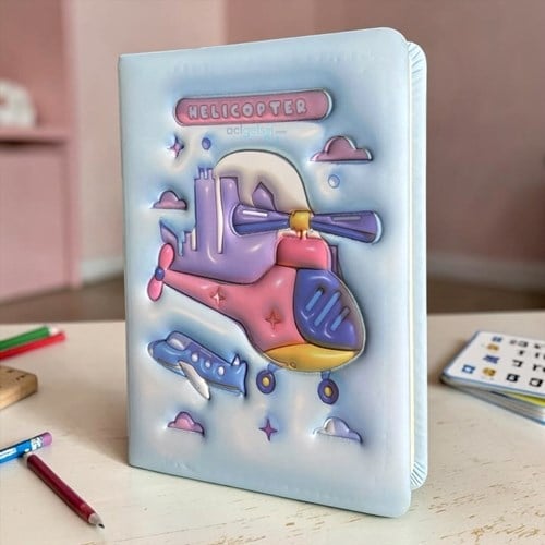 Tokaç 12x17cm Taşıtlar Pofuduk Defter Çizgili