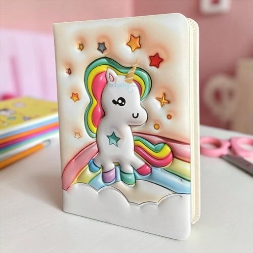 Tokaç 12x17cm Unicorn Pofuduk Defter Çizgili