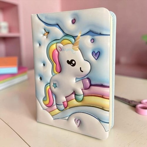 Tokaç 12x17cm Unicorn Pofuduk Defter Çizgili