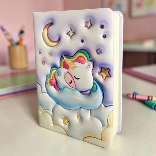 Tokaç 12x17cm Unicorn Pofuduk Defter Çizgili