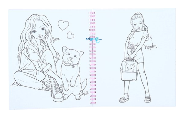 Top Model Boyama Kitabı Colouring Book Corgı