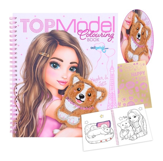 Top Model Boyama Kitabı Colouring Book Corgı