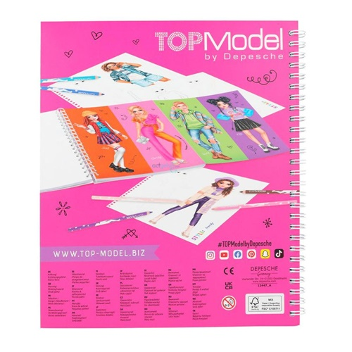 Top Model Create Your Colouring Book