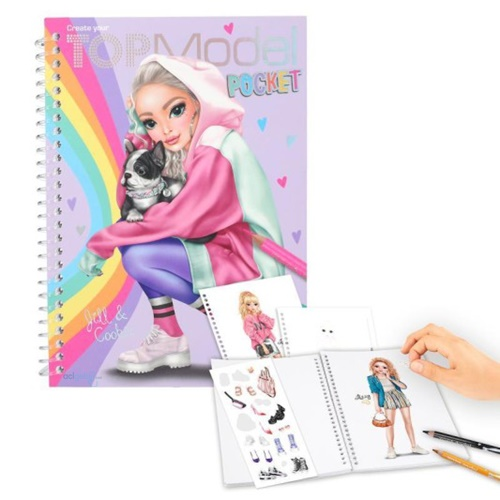 Top Model Pocket Köpekli Küçük Tasarım Defteri