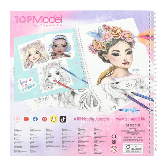 Top Model Saç Süsleme Tasarım Boyama