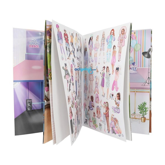 Top Model Sticker Tasarım Defteri
