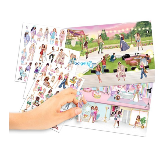 Top Model Sticker Tasarım Defteri