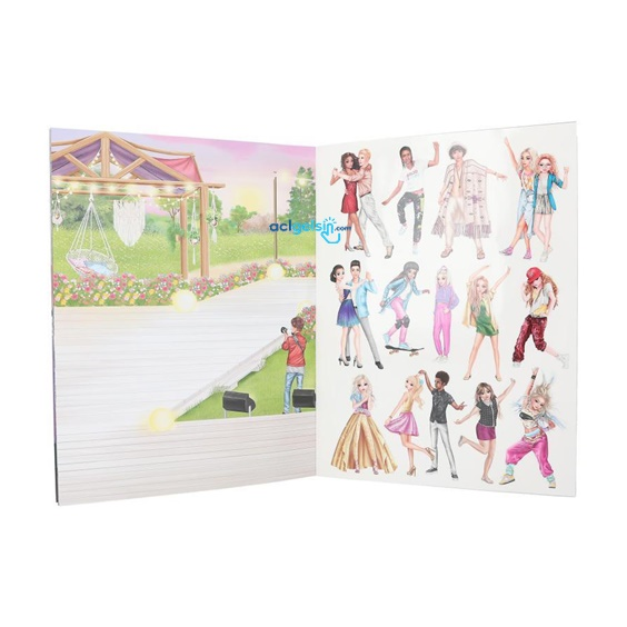 Top Model Sticker Tasarım Defteri