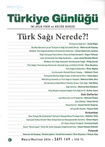 Türkiye Günlüğü 2026 Sayı 169