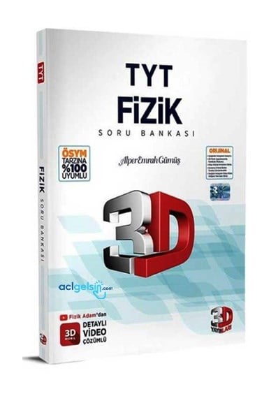 Tyt Fizik Tamamı Video Çözümlü Soru Bankası 3d Yayınları
