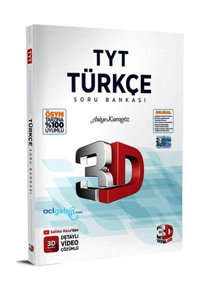 Tyt Türkçe Tamamı Video Çözümlü Soru Bankası 3d Yayınları