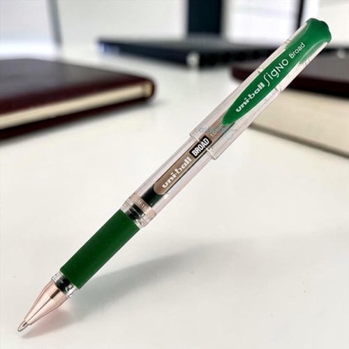 Uniball Signo Broad İmza Kalemi 1.0mm Yeşil Um-153