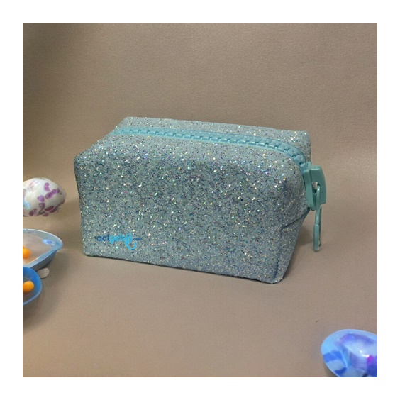Unicus Big Zip Swarovski Taşlı Pastel-neon Kalem Kutusu