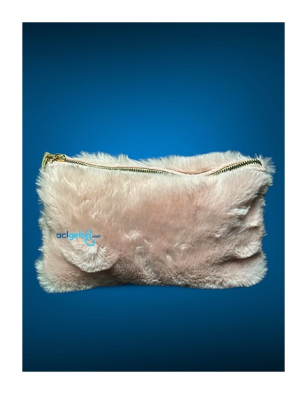 Unicus Tavşan Tüyü Peluş Portföy Kalem Kutu