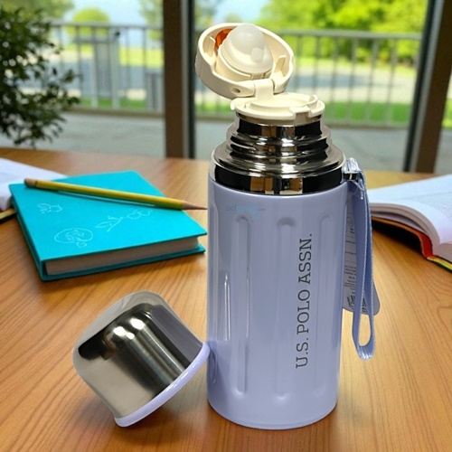 Us Polo Assn Çelik Matara 600 Ml Lila