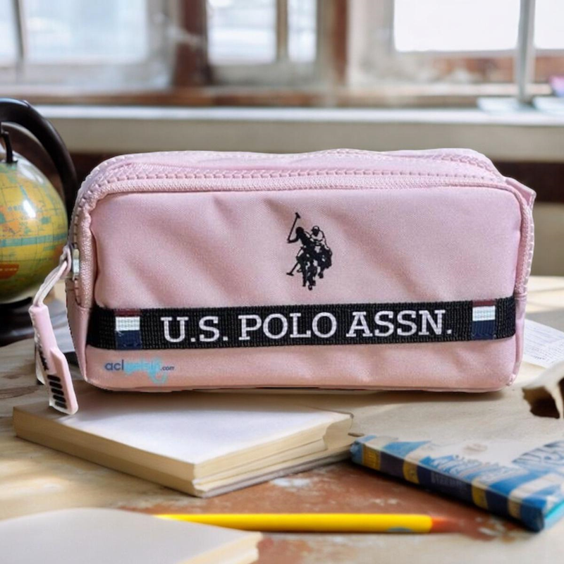 Us Polo Kalem Çantası Pembe